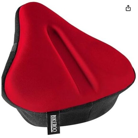 Bikeroo Padded Gel Bike Seat Cushion Compatible Peloton Adjustable Stationary - Picture 7 of 9